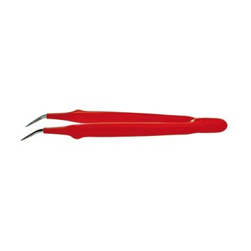 KA B-PINS. AUS isolert pinsett med bøy/ vinkel, 145 mm