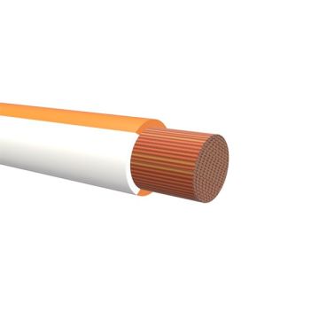 TFK 0,75 ORANGE/HVIT. To-farget RKUB-kabel 0,75mm²