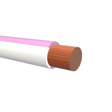 TFK 1,5 ROSA/HVIT. To-farget RKUB-kabel 1,5mm²