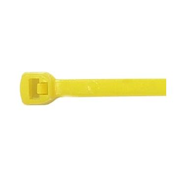 TY 125-18 GUL. Nylon strips, gul 136 x 2,4mm